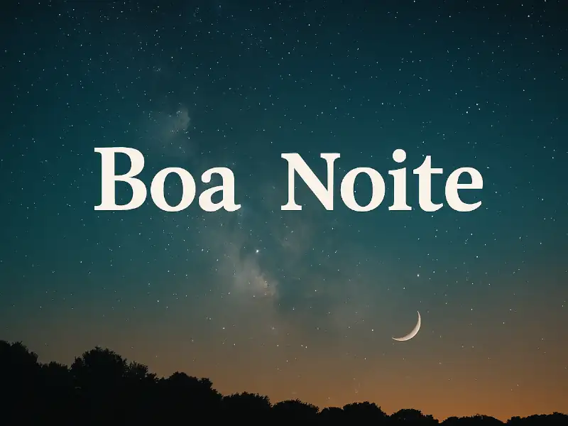 Frases de Boa Noite